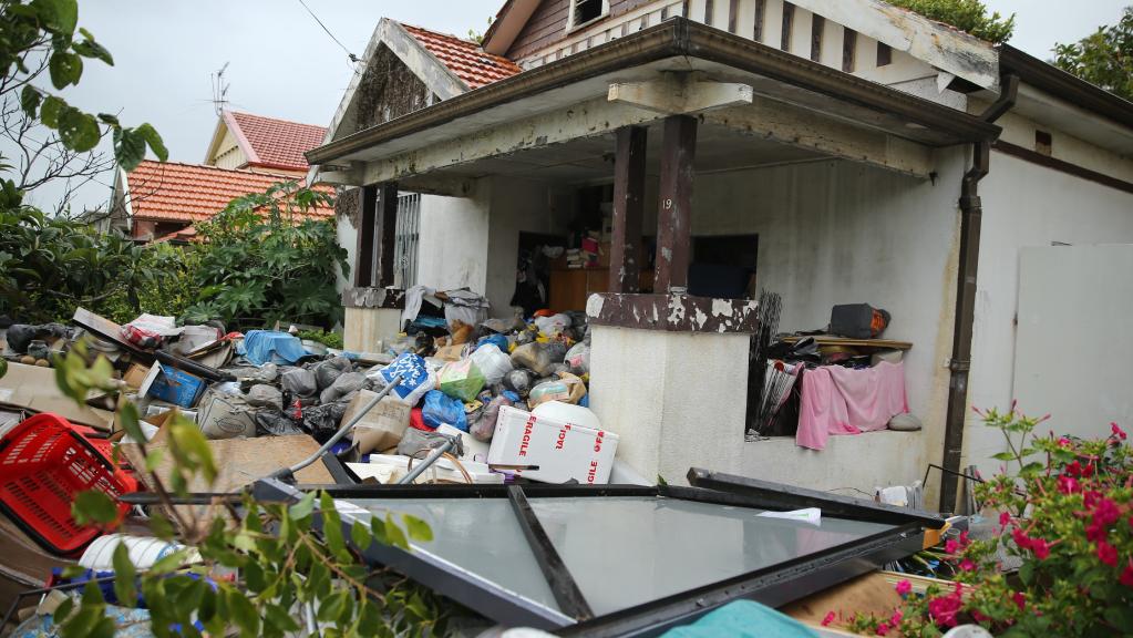 Junk in front of house to be removed